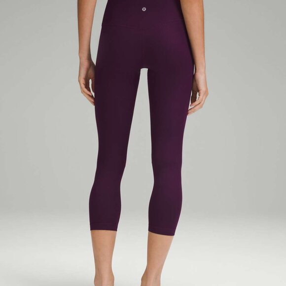 Lululemon Align Ribbed High-Rise Crop 23", Size 2 - Picture 2 of 7